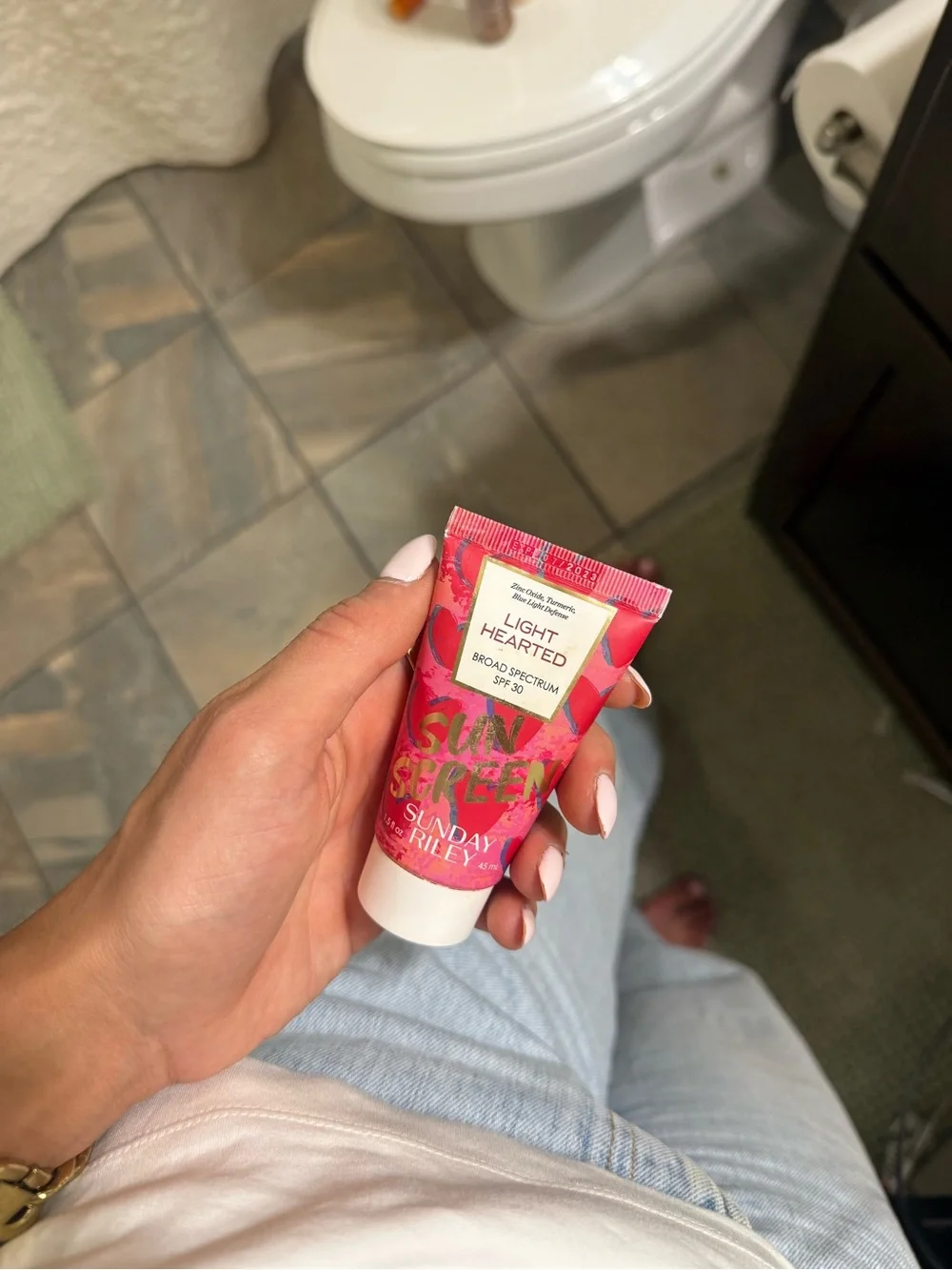Sunday Riley Sunscreen SPF 30 Pink Tube